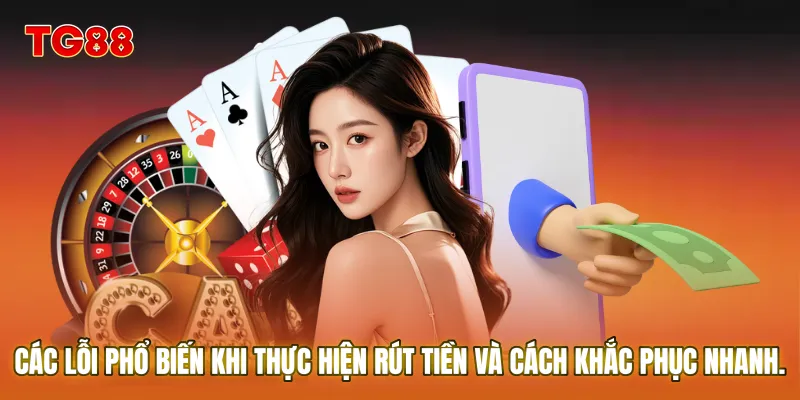 Các lỗi phổ biến khi thực hiện rút tiền và cách khắc phục nhanh